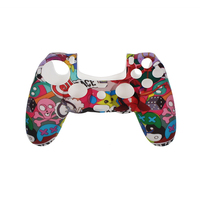 Étui en Silicone personnalisé doux au toucher housse complète étui en caoutchouc Durable pour PS4 coque de contrôleur de jeu pour playstation 4