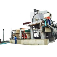 Machine de recyclage de papier usiné petite machine de fabrication de papier hygiénique