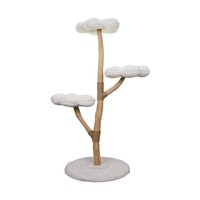Grand arbre à chat en bois Heybly, tour griffoir haute pour chat, arbre à chat de luxe de bonne qualité, maison d'arbre pour chat, meuble griffoir pour chat