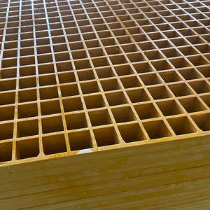 พื้นตะแกรงไฟเบอร์กลาสเสริมแรง FRP ขายส่ง พร้อมบริการตัดตามขนาด ทางเดิน รางระบายน้ำ - Product Image 6