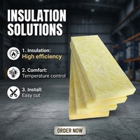 Canada ASTM C411 Laine de verre de haute qualité résistante au feu, insonorisante R19 6.25, isolation thermique pour murs