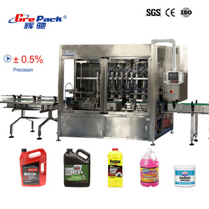 Machine de remplissage d'huile de transformateur automatique certifiée CE, machine de remplissage de liquide lave-glace, 6 buses - Product Image 1
