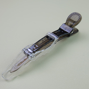 Pinzas de Pelo Transparentes Personalizadas para Peluquería, Pinzas de Cristal Tipo Pato, Pinzas de Cocodrilo para Salón y Club - Product Image 5