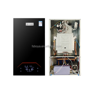 Modèle de condensateur secondaire de chaudière à <span class=keywords><strong>gaz</strong></span> <span class=keywords><strong>murale</strong></span> 50KW avec échangeur de chaleur en cuivre au <span class=keywords><strong>gaz</strong></span> naturel conçu pour un usage domestique - Product Image 2
