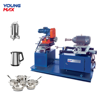 Machine de polissage interne pour la surface intérieure des ustensiles de cuisine, finition miroir