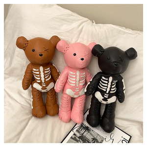 Diseño novedoso dibujos animados esqueleto oso mochila Regalo de Cumpleaños calavera desnuda muñeca mochila moda oso muñeca mujer mochila japonesa - Product Image 2