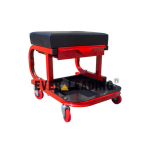 Taburete Mecánico Metálico Resistente con Cajones - Taburete Giratorio y Rodante de 360° para Reparación de Automóviles, Incluye Bandeja de Almacenamiento de Herramientas - Product Image 2