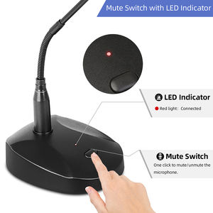 Micrófono de Condensador USB Flexible para Escritorio OEM U140, Cancelación de Ruido, Diseño Ligero, Patrón Cardioide, para Grabación y Juegos - Product Image 3