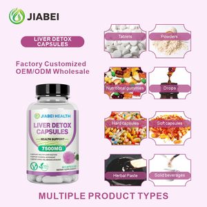 Cápsulas de Desintoxicação para Proteger o Fígado, Suplementos Herbais para Adultos, Alimentos Saudáveis para Homens e Mulheres - Product Image 2