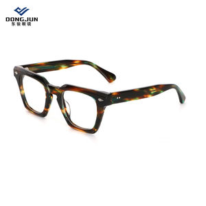 Nieuwste Handgemaakte Brillen Unisex Acetaat Vintage Retro Heren Bril Beroemde Merk Brillen Optiek - Product Image 3