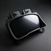 Panel Instrumen Speedometer Sistem Linux LCD Digital Cluster 12,3 inci untuk Toyota Land Cruiser Prado J120/J150