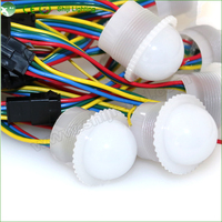 SHIJI carnaval 26mm Pixel LED WS2811 lampe multicolore corps en PVC 12V éclairage de fête foraine pour parc d'attractions parc à thème et carrousel