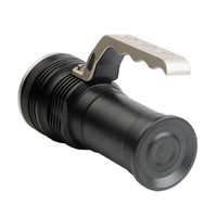 Linterna LED de Mano QXMOVING Súper Brillante, Recargable, Impermeable, con Cuerpo de Aleación de Aluminio, para Camping, Caza y Emergencias