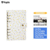 Ensemble de classeurs à budget A6 en PVC personnalisés Kaplo avec enveloppes pour espèces, feuilles de suivi des dépenses et autocollants d'étiquettes pour le budgeting et la planification