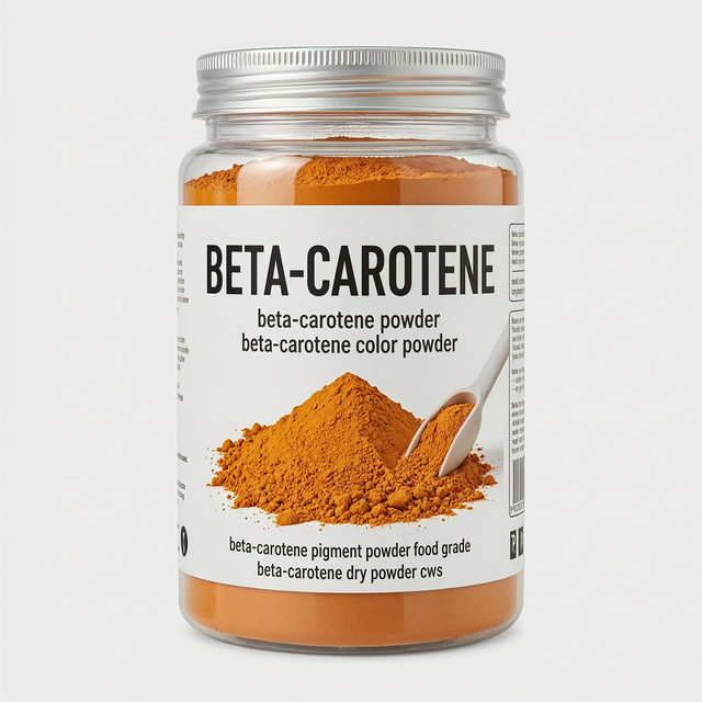Premium Beta-Carotene Powder Food Grade Pigment Dry Powder Cws For Nutrition And Antioxidant Support