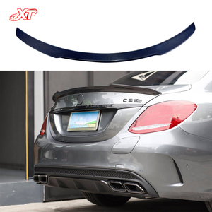 Aileron arrière en fibre de carbone de style W205 FD pour Mercedes Benz Classe C C63 C205 Kit carrosserie Aileron de coffre 2015-2021 - Product Image 2