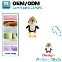 Peluche Pingouin Réaliste Jouet en Peluche Doux Poupée Pingouin Jouets Animaux en Peluche CPC CE ODM OEM