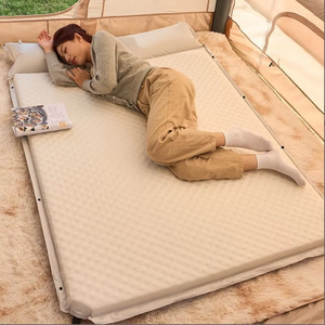 Matelas de couchage auto-gonflant ultraléger avec oreiller, matelas de camping portable pour la randonnée, le trekking et les voyages - Product Image 3