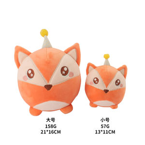 ชุดของเล่นสัตว์ป่าน่ารักรูปสุนัข<span class=keywords><strong>จิ้งจอก</strong></span>ตุ๊กตาสัตว์ทรงกลมสำหรับเด็กผ้าฝ้าย PP มีให้เลือก<span class=keywords><strong>สอง</strong></span>ขนาดสำหรับจัดแสดงในห้องเด็กเล่น - Product Image 2