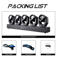 Projecteur de scène rotatif DMX512 180W pour DJ, avec contrôle sonore, effet RGBW pour discothèque, mariage, club et événements