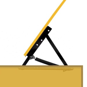 Triangular <b>Spring</b> <b>Hinge</b> Furniture Support Frame For Sofa Storage Box Multi Angle Lift Mechanism Surface Mount Iron Hardware - Product Image 4