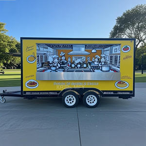 Remolque de Café Móvil OEM 2025, Totalmente Equipado, Personalizado, Camioneta de Calle, Quiosco, Camión de Comida con Certificación CE DOT - Product Image 1