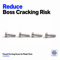 Custom OEM Stainless Steel Thread Forming Screw Pan Head Phillips Drive Plastic Assembly M2 M3 M4 Factory Price Top