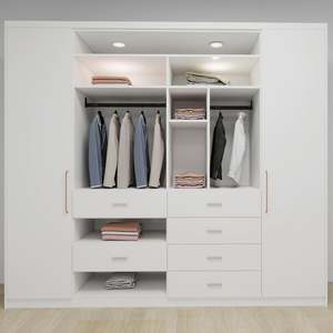 Armoire sur mesure, dressing, meubles de chambre à coucher en bois, armoire à portes battantes, armoires avec un nouveau design - Product Image 3