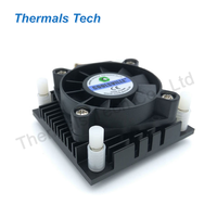 Dissipateur de chaleur extrudé par CPU de pont nord et sud de vente standard avec 40*40*10mm