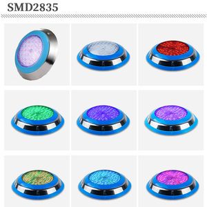 12W RGB SMD 칩 LED 수영장 전구 스테인레스 스틸 D230mm IP68 방수 정원 수중 스파 욕조 램프 벽걸이 형 - Product Image 3