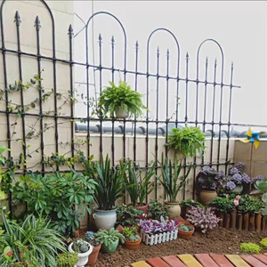 Treillis rectangulaire en fer durable pour plantes, support de roses pour jardin extérieur - Product Image 4