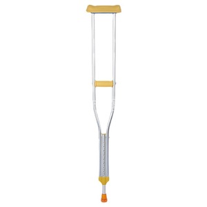 Béquilles sous-bras réglables Xu Haode jaunes et gris moyen, neuf positions, pour personnes âgées et handicapées, équipement de rééducation - Product Image 1