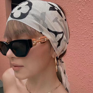 Lunettes de soleil œil de chat pour femmes européennes et américaines, protection UV400, monture PC, C6 Blanc Cendré, C2 Thé Poudré, mode, protection solaire, conduite, cyclisme - Product Image 1