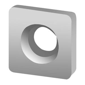 Fervi 5สี่เหลี่ยม12มม. ฮาร์ดแวร์แพ็ค5 Basi quandrati - Product Image 1
