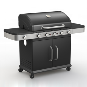 Parrilla de barbacoa de Gas para exteriores, 6 quemadores de hierro fundido de gran calidad, tamaño de 1380x555x1120mm - Product Image 3