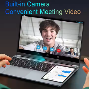 Màn hình kép 15.6 ''+ 7'' cảm ứng IPS bảng điều chỉnh máy tính xách tay Intel Celeron N100 2TB SSD Kim Loại Cơ thể kinh doanh & sinh viên cá nhân sử dụng nhà - Product Image 3