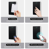 Système de serrure de porte intelligente, lecteur de cartes à double fréquence ID/IC/NFC, contrôle d'accès tout-en-un