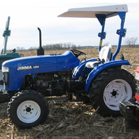 Kudat Vente Chaude Tracteur Agricole Mini 4x4 Compact à Moteur Diesel 4 Temps Haute Efficacité 3200kg Garantie 1 An Multi-Usage