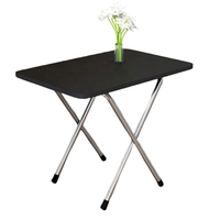 Table pliante portable Table à manger pliante Chambre dortoir Table d'étude