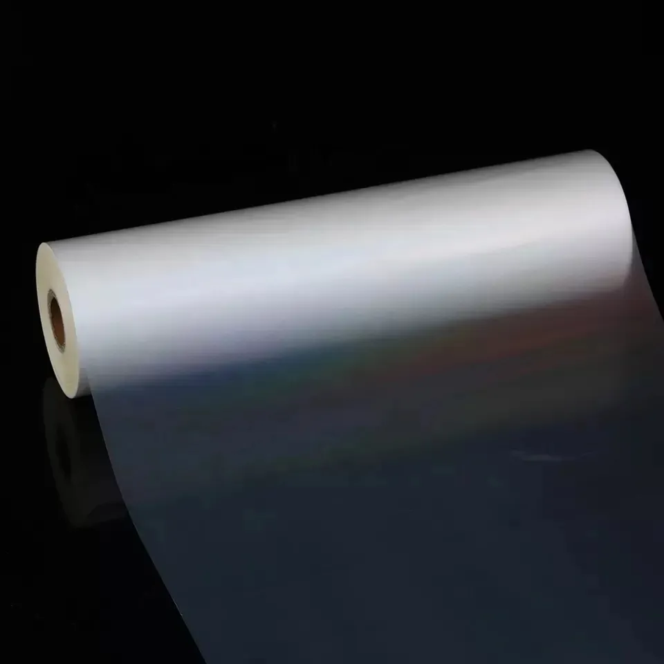 laminated plastic roll film adhesive laminate clear film hot melt glue film for laminate
