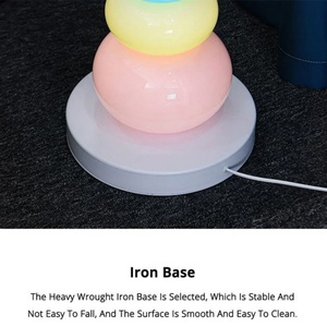 Candy String Rainbow <b>LED</b> Floor Lamp Nordic Novelty Glass Floor <b>Light</b> for Children Living Room Bedroom Vertical Lighting Fixtures - Product Image 6