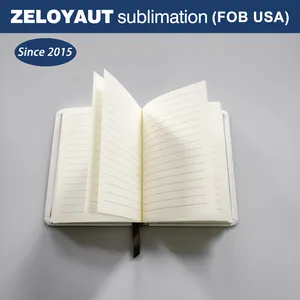 ZELOYAUT-sublimation Double Sides Wholesalers Customized PU Notebooks 2024 Stationary Business Gifts Print The Picture You Like