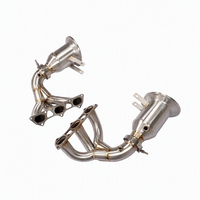 Downpipe de course en acier inoxydable 304 de haute qualité pour Porsche 911 992 992.1 992.2 GT3 RS 4.0 (2017) – Améliore la réponse de l'accélérateur