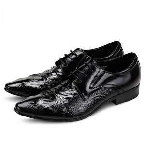 Éxito de Ventas 2025: Zapatos de Vestir de Cuero Inglés con Punta en Pico, Estilo Ejecutivo para Hombre, Hechos a Mano, para Uso Formal y Casual - Product Image 3