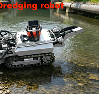 Robot de nettoyage de boues pour canalisations sous-marines, robot chenillé personnalisé, robot de nettoyage de canalisations sous-marines