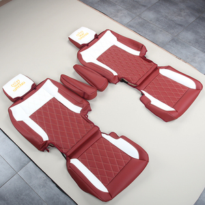 Housse de siège de voiture en cuir Nappa au design brodé et écologique adaptée à <span class=keywords><strong>Cadillac</strong></span> ESCALADE 2007-2025 - Product Image 3