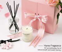 Coffret cadeau d'aromathérapie à la fleur de cerisier, ornement d'huile essentielle d'aromathérapie, ensemble diffuseur de parfum pour la maison