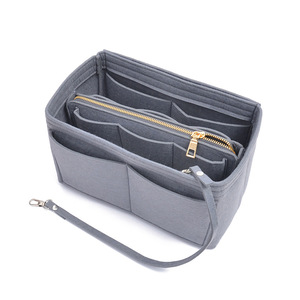 Multifunctional Large Capacity Purse Organizer Makeup Storage Bag Felt Liner Bag Travel Insert Handbag Organizer