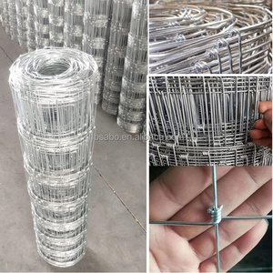 भारी शुल्क गैल्वेनाइज्ड पशुधन फार्म तार जाल बाड़ के साथ संयुक्त घोड़े पशु खेत बाड़ - Product Image 4