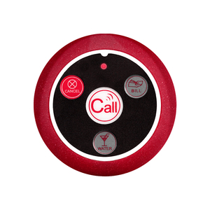 病院およびホテル向けワイヤレス介護者ポケットシステム患者がナースブザーレストランテーブルバーレストラン向けベルを呼び出す - Product Image 5